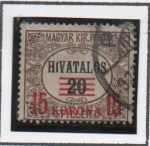 Stamps Hungary -  Cifras