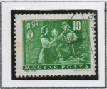 Stamps Hungary -  Cartero