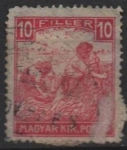 Stamps Hungary -  Cosecha