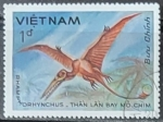 Sellos de Asia - Vietnam -  Animales prehistóricos:  Rhamphorhynchus