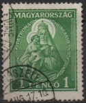 Stamps Hungary -  Virgen María, Patrona d' Hungría