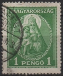 Stamps Hungary -  Virgen María, Patrona d' Hungría