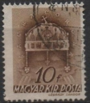 Stamps Hungary -  Corona d' San Esteban