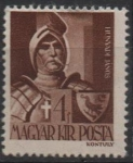 Stamps Hungary -  J'anos d' Hunyadi