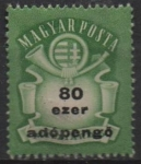 Stamps Hungary -  Cifras