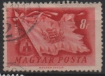 Stamps Hungary -  Bandera d' Hungria