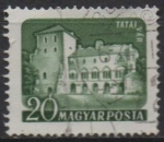 Stamps Hungary -  Castillos: Tata