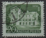 Stamps Hungary -  Castillos: Tata