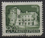 Stamps Hungary -  Castillos: Tata