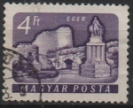 Stamps Hungary -  Castillos: Eger