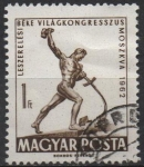 Stamps Hungary -  Espada-en-plowshares Estatua,