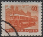 Stamps Hungary -  Autobus y Remolque