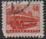 Stamps Hungary -  Autobus y Remolque