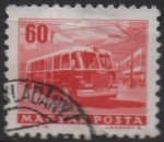 Stamps Hungary -  Trolebus