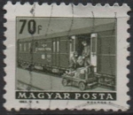 Stamps Hungary -  Coche electronico d' Ferrocarril