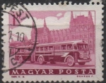 Stamps Hungary -  Bus y Parlamento