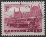 Stamps Hungary -  Bus y Parlamento