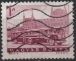 Stamps Hungary -  Bus y Parlamento