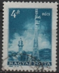 Stamps Hungary -  Transmissores d television