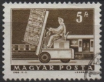 Stamps Hungary -  Carretilla