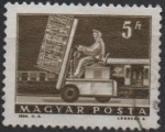 Stamps Hungary -  Carretilla