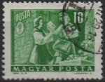 Stamps Hungary -  Cartero