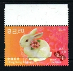 Stamps Hong Kong -  Año del Conejo