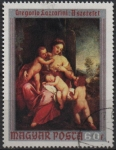 Stamps Hungary -  Mujer con tres Niños