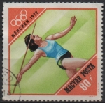 Stamps Hungary -  Deportes: Jabalina