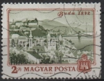 Stamps Hungary -  Buda 1872