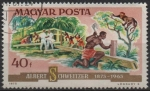 Stamps Hungary -  Hospital, Lambarene