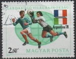 Stamps Hungary -  Varias escenas d' Futbol: Fracia-Italia