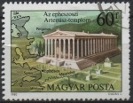 Stamps Hungary -  Siete maravillas d' Mundo: Templo d' Artemisa