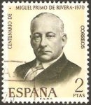 Stamps Spain -  1976 - centº del nacimiento de Miguel Primo de Rivera