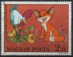 Stamps Hungary -  Escenas d' Vuk el Cub d' Fox, Vuk y Rooste