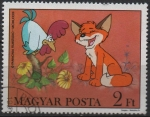 Stamps Hungary -  Escenas d' Vuk el Cub d' Fox, Vuk y Rooste