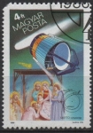 Stamps Hungary -  Cometa Halley: