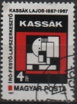 Stamps Hungary -  Resumen d' 1960, Por Lajos Kassak