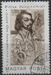 Stamps Hungary -  Médicos Pioneros: William Harvey(1578-1657)