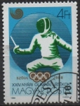 Stamps Hungary -  Juegos Olimpicos d'1988,Seul: Esgrima