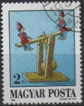 Stamps Hungary -  Jugetes Antiguos: Columpio