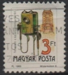 Stamps Hungary -  Teléfono, Budapest Exchange