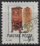 Stamps Hungary -  Buzón, Budapest