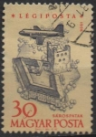 Stamps Hungary -  Avion Sobre: Sarospatak