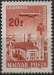 Stamps Hungary -  Avion Sobre: Helsinki