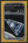 Stamps Hungary -  Sputnik 2,Apolo-Suyuz