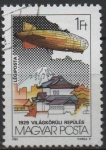 Stamps Hungary -  Vuelos : Graf Zepelin sobre Tokio