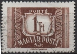 Stamps Hungary -  Cifras