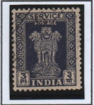 Stamps India -  Capital d' Asoka pilar