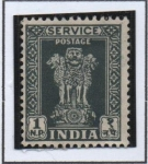 Stamps India -  Capital d' Asoka pilar